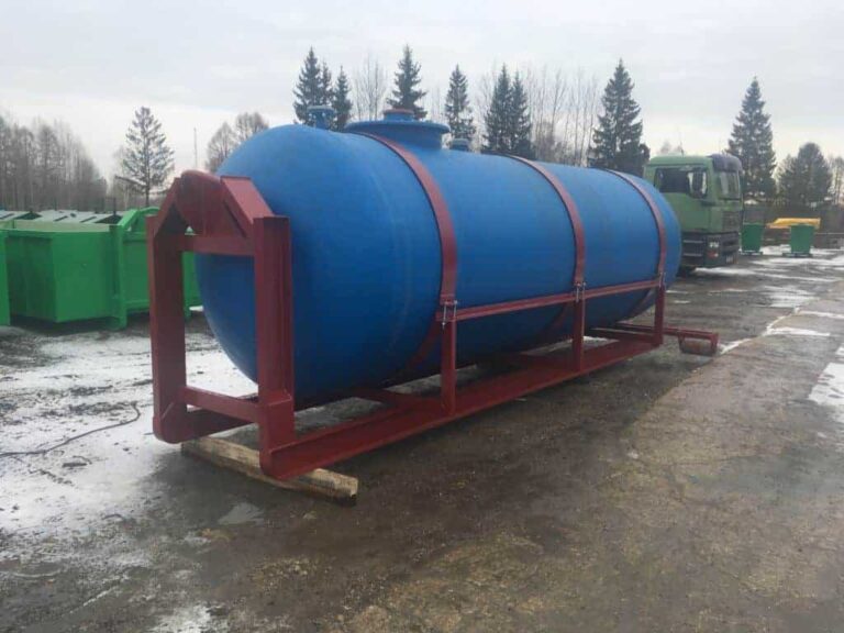 Hook lift frame tank trailers