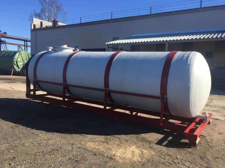 Hook lift frame tank trailers