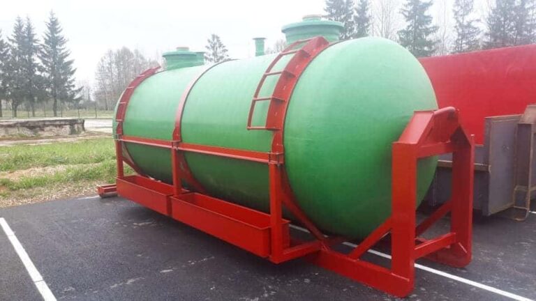 Hook lift frame tank trailers
