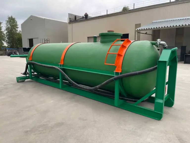 Hook lift frame tank trailers